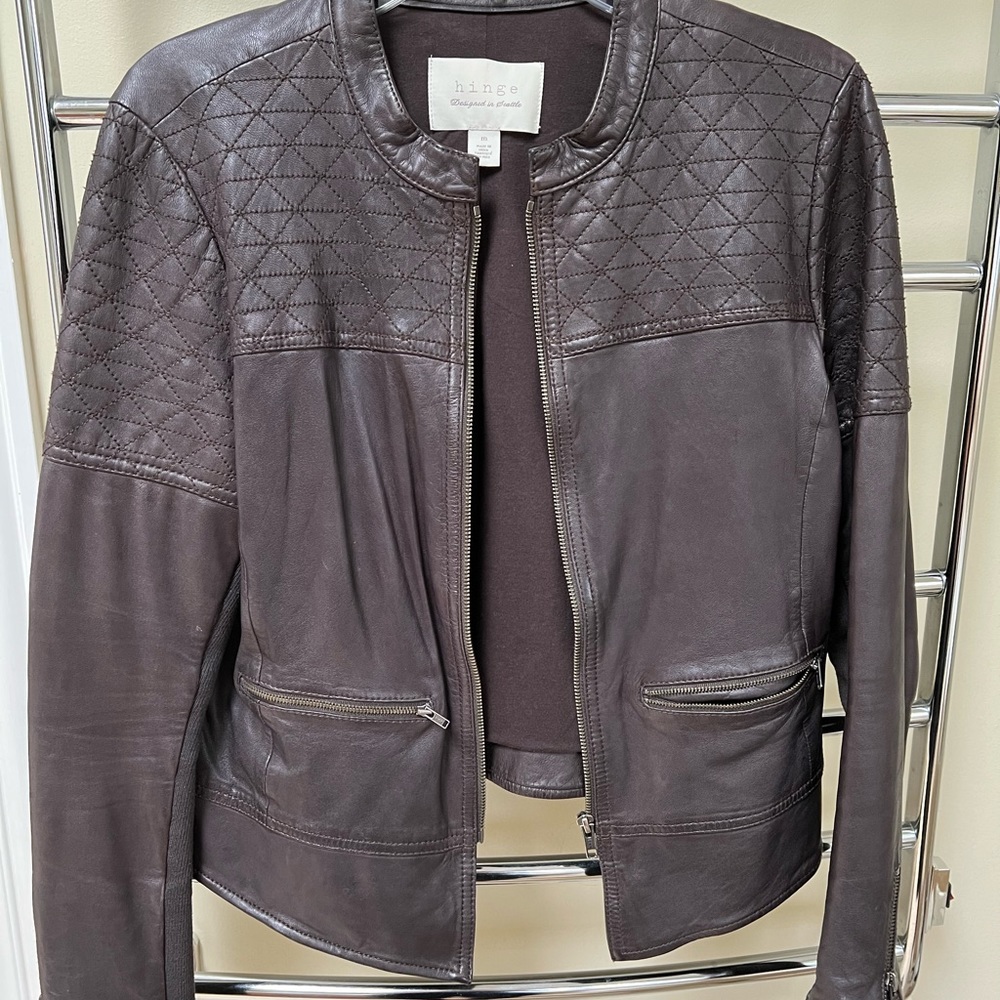 Hinge Leather Jacket - image 6